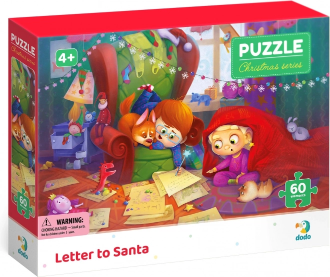 Puzzle Brief an den Weihnachtsmann - 60 Teile