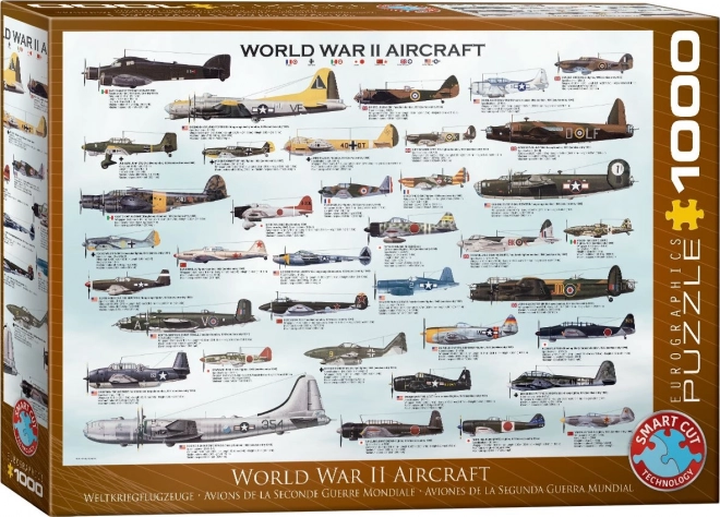 Puzzle Flugzeuge Zweiter Weltkrieg 1000 Teile
