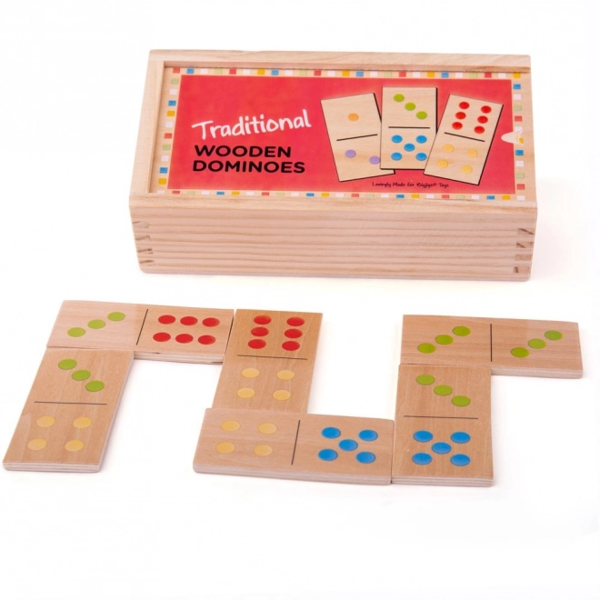 Klassisches Holzdomino von Bigjigs Toys