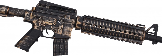 Plastik-Gewehr mit Schwungrad 61 cm