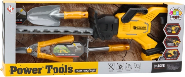 Kinder Gartenset mit elektrischer Schere