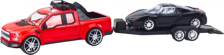 Abnehmbarer Anhänger und Fahrzeugtransport