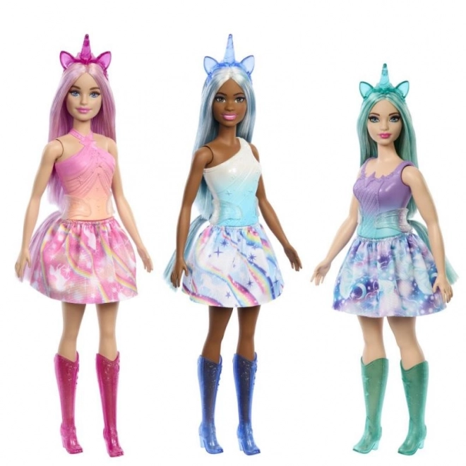 Barbie Einhorn Fee Puppe – Blaues Outfit