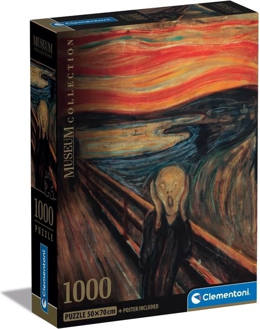 Clementoni Puzzle Museum Collection: Der Schrei 1000 Teile