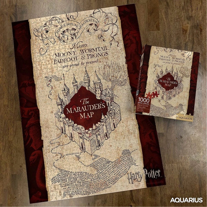 Harry Potter Hogwarts Karte Puzzle von Aquarius, 1000 Teile