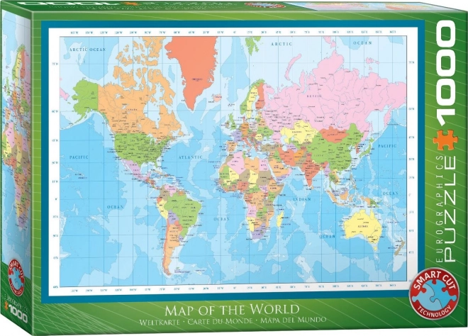 Eurographics Puzzle Weltkarte 1000 Teile