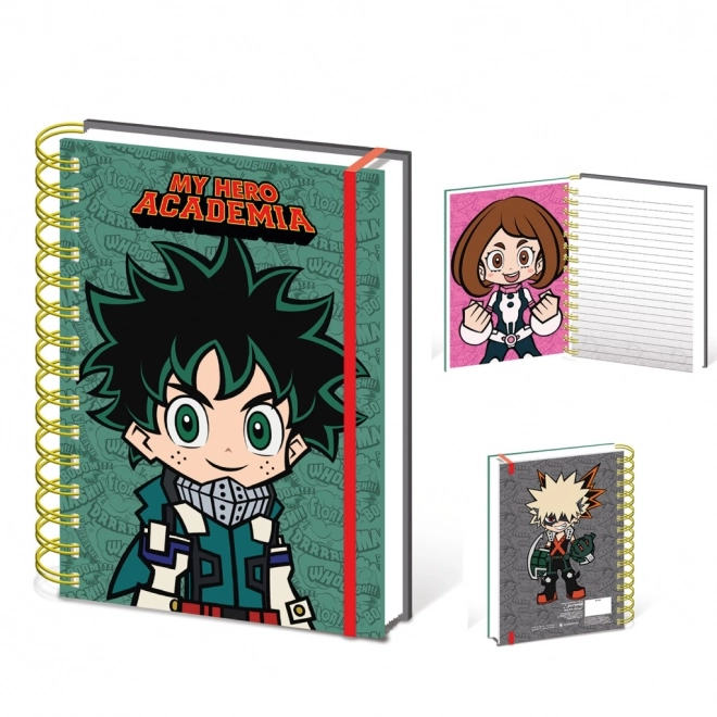 Krouželblock A5 My Hero Academia Chibi