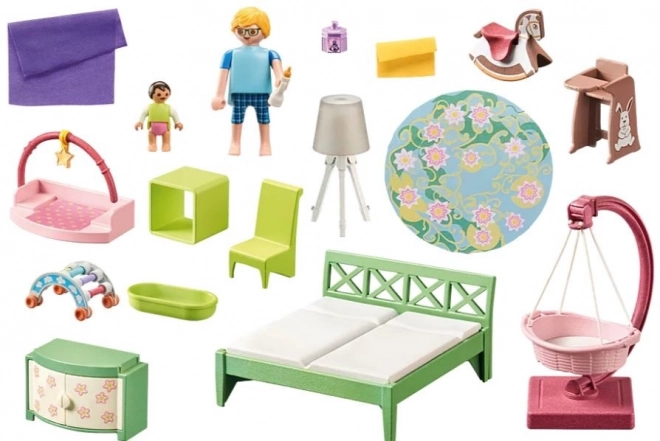 Playmobil Spielzimmer mit Schlafzimmer