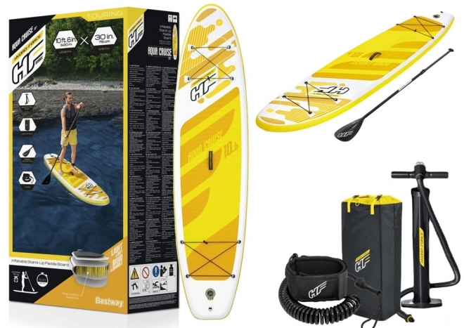 Aufblasbares Sup-Board Hydro-Force Gelb 320 x 76 x 12 cm