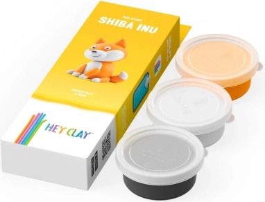 Ton für Modellierung Hey Clay Hunde Shiba Inu