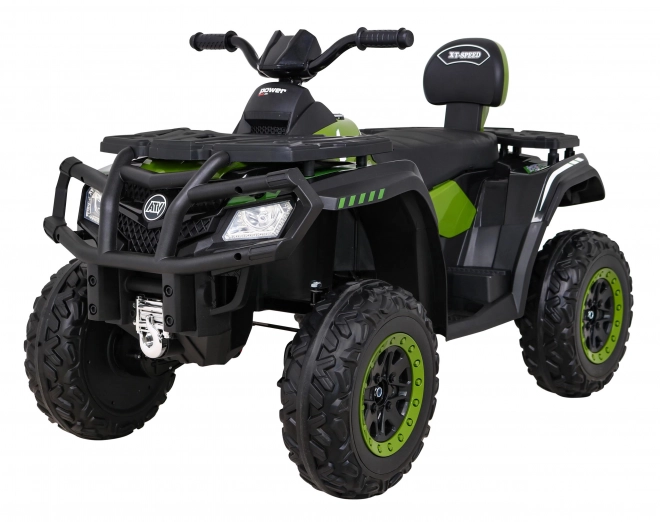 Kinder Elektro-Quad XT-Speed 4x4 grün mit EVA-Rädern und LED-Lichten