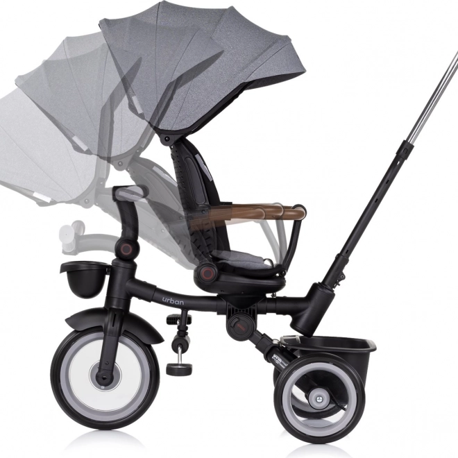 Chipolino Dreirad mit Verdeck Urban 2v1 Anthrazit