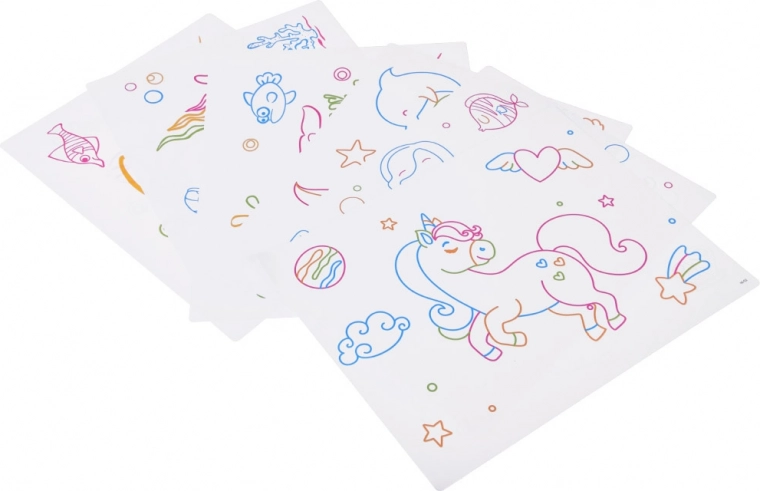 Wiederverwendbares Board mit Schablonen