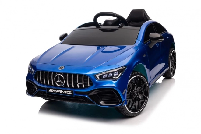 Elektrisches Kinderauto Mercedes CLA 45s AMG in Blau