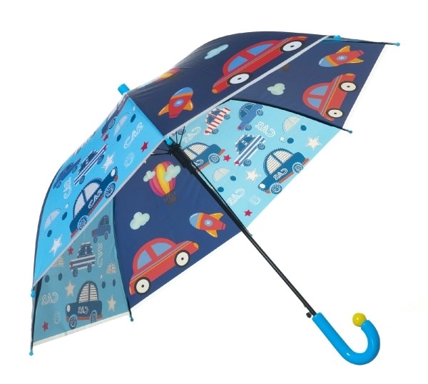 Kinder Regenschirm mit bunten Motiven