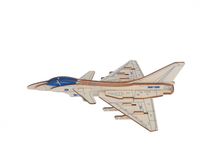 Holzpuzzle 3D Jagdflugzeug Raptor J10