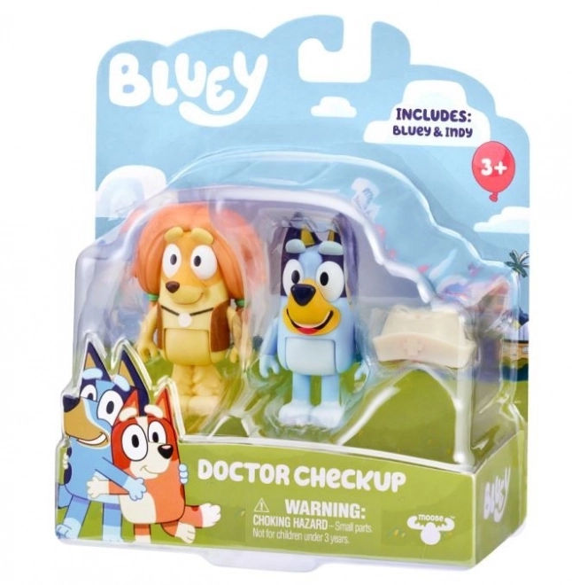 Bluey Spielfiguren Arztbesuch 2er-Set