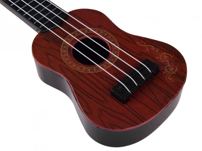 Mini-Ukulele für Kinder 25 cm – dunkelbraun