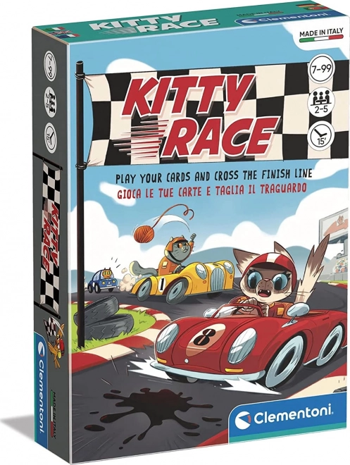 Clementoni Kartenspiel Kitty Race – Katzenrennen