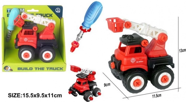Schraubbares Feuerwehrauto 13 cm