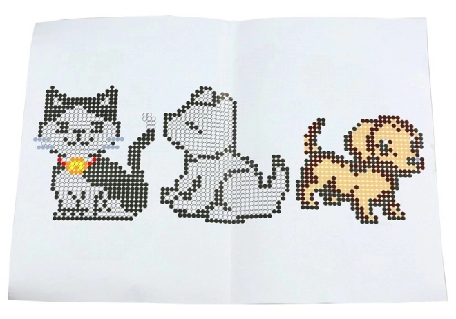 Kreativ Set für Mosaik Hund und Katze