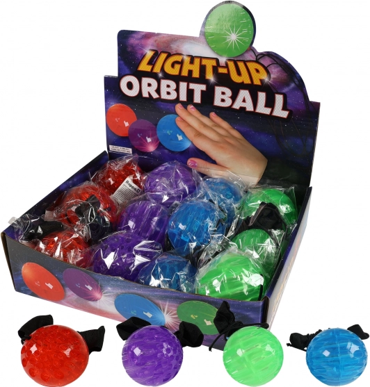 Hüpfball mit Gummi und Licht