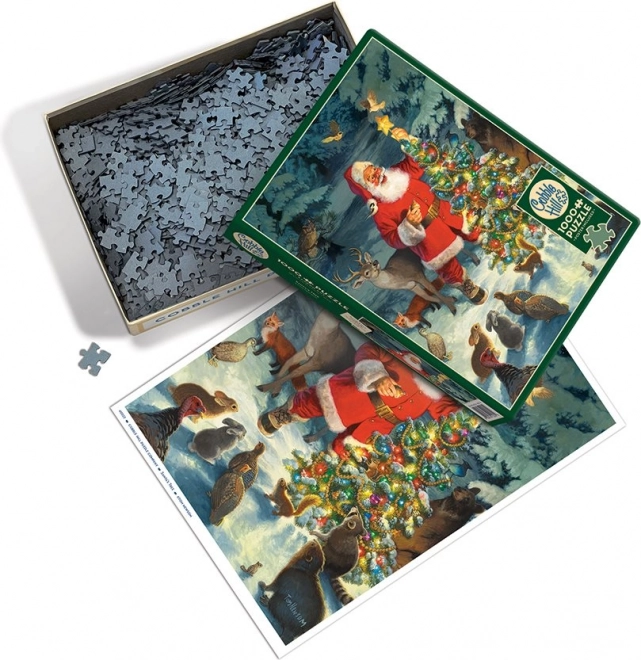 Puzzle Santas Weihnachtsbaum 1000 Teile von Cobble Hill