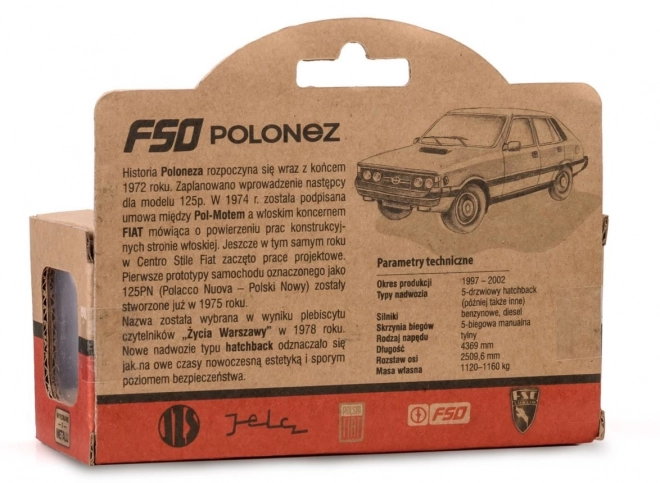 Sammlermodell FSO POLONEZ Weiß