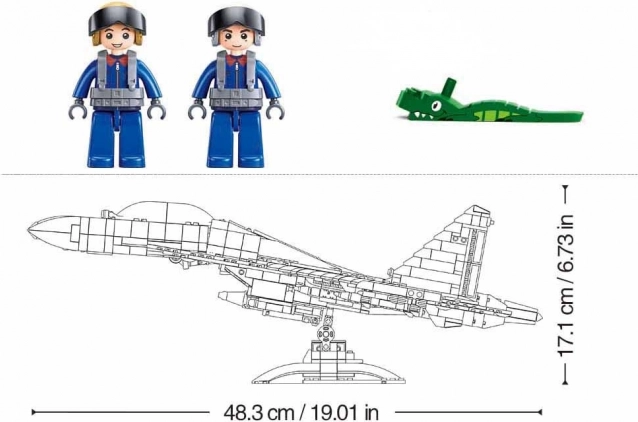 Sluban Modell Abfangjäger J-16