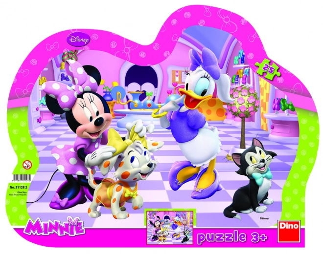 WD Minnie und Haustiere Puzzle 25-teilig