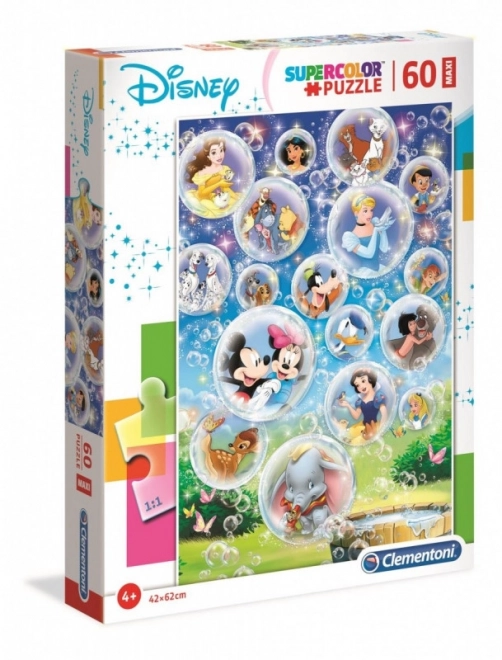 Puzzle Maxi mit 60 Teilen - Disney Klassiker