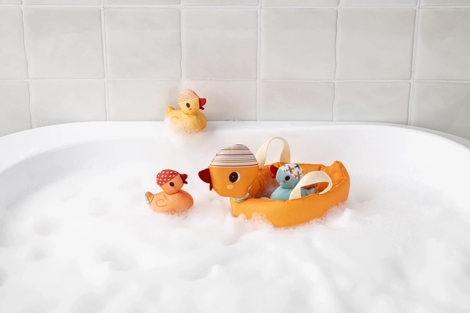 Schwimmendes Badespielzeug Lilliputiens Entenfamilie