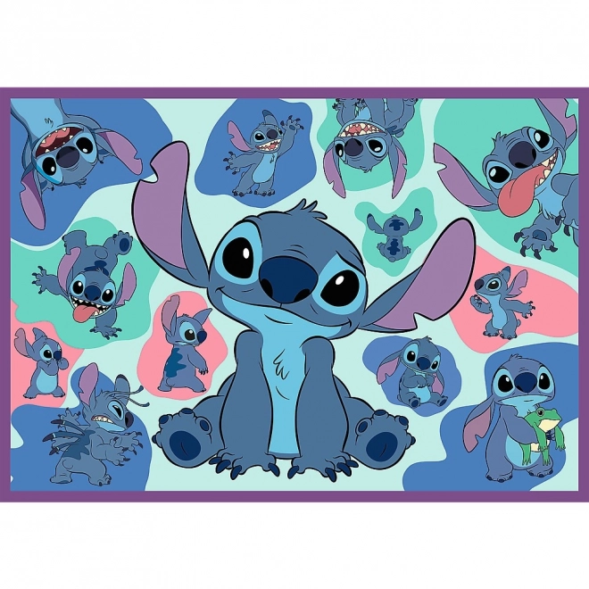 Außergewöhnliches Stitch-Puzzle 4-in-1 Set