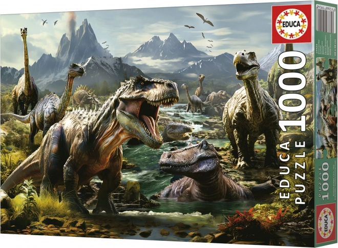 Educa Puzzle Wütende Dinosaurier 1000 Teile