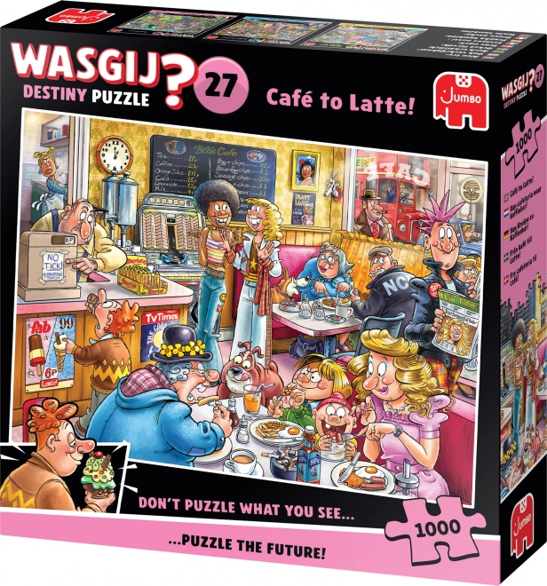 Puzzle Wasgij Destiny 27: Kaffeehaus Latte 1000 Teile