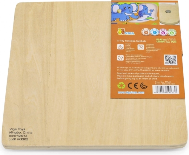 Stabile Holzplatte mit glatten Kanten