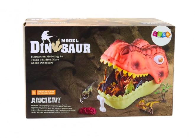 Dinosaurier Figuren Set Groß Grüner Dinosaurier 45 Teile