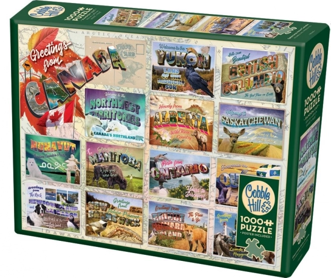 Cobble Hill Puzzle Grüße aus Kanada 1000 Teile