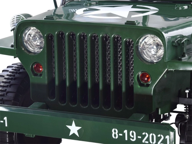 Militärisches Geländewagen mit Fernsteuerung – Hellgrün