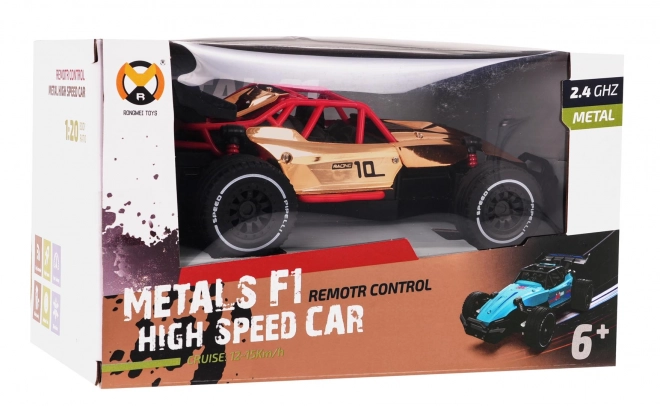 Metall-Rennwagen RC in Gold