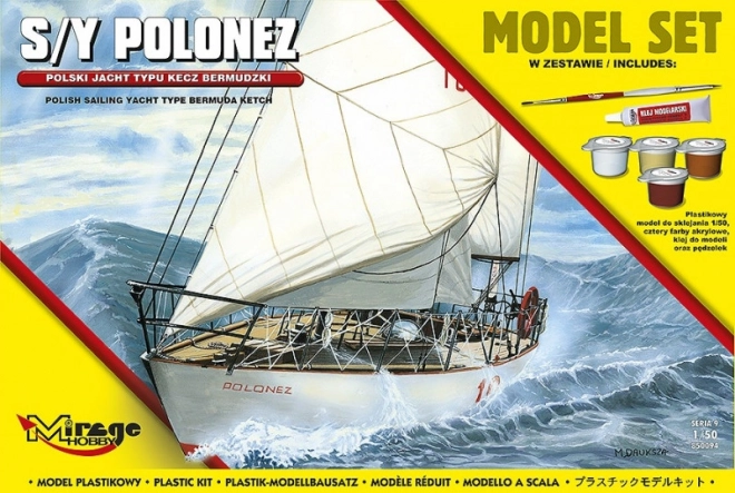 Polnische Yacht Ketch-Bermuda Modellbau