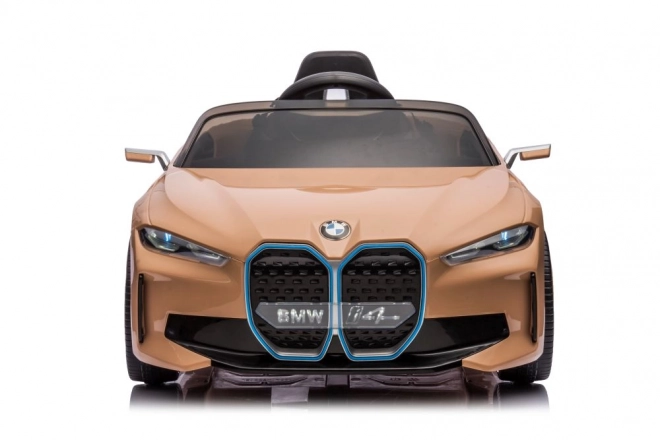 Elektrisches Kinderauto BMW I4 gold 4x4