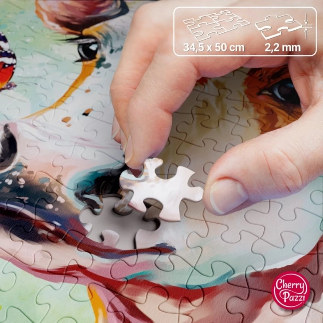 Puzzle CHERRY PAZZI Wow, Kuh! 500 Teile