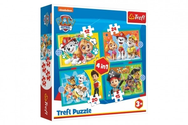 Fröhliche Paw Patrol Mannschaft Puzzle