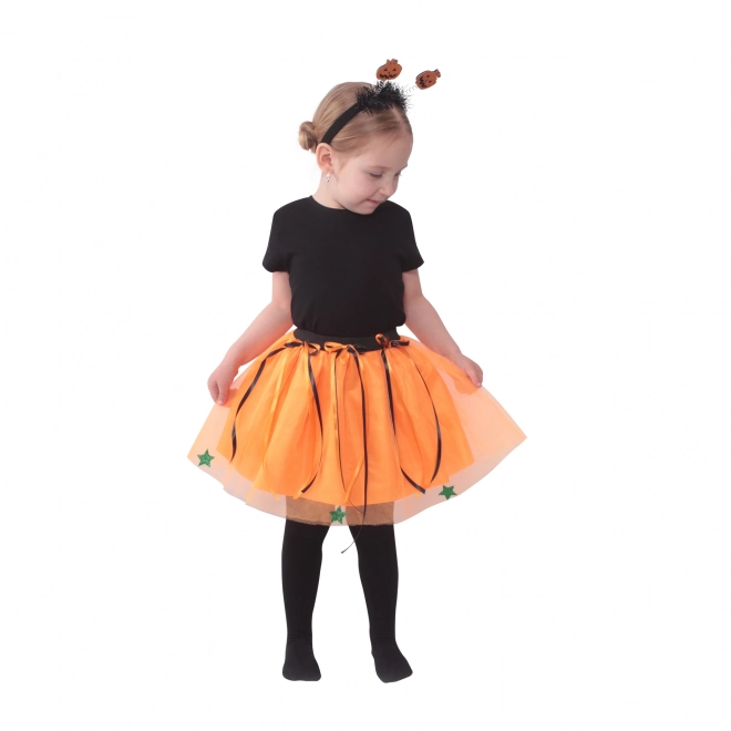 Halloween Tutu Kostüm mit Haarreif für Mädchen