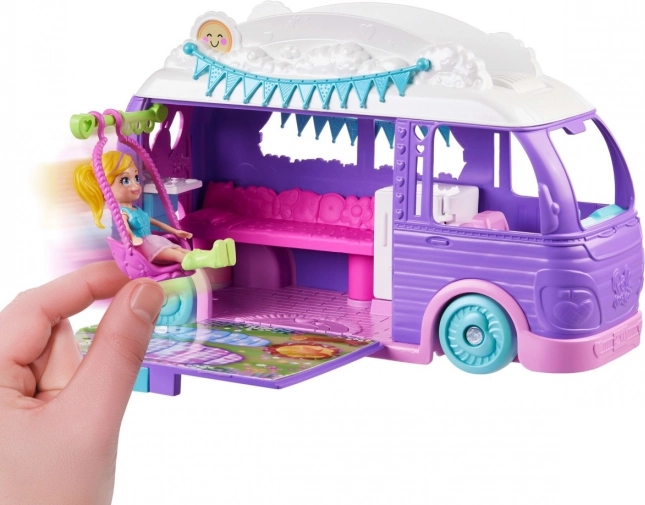 Polly Pocket Glamping Van mit Puppe