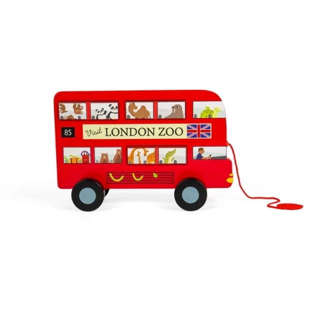 Bigjigs Spielzeug Ziehspielzeug Londoner Bus