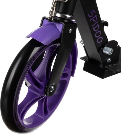 Faltbarer City-Roller für Kinder mit großen Rädern (200 mm) – lila