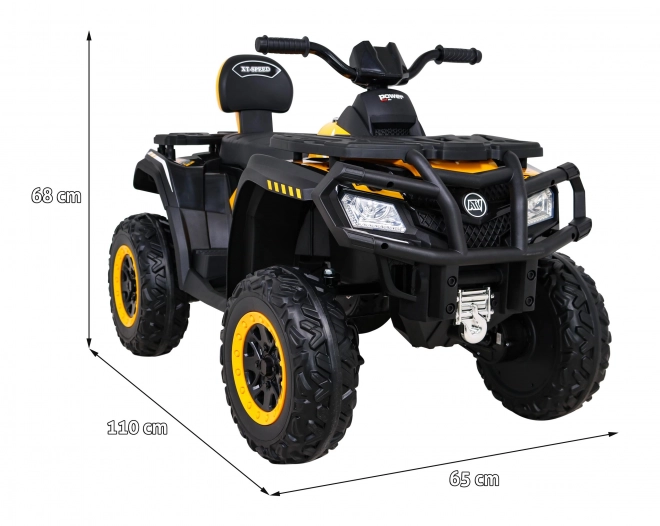 Elektrische Kinderquad XT-Speed Gelb