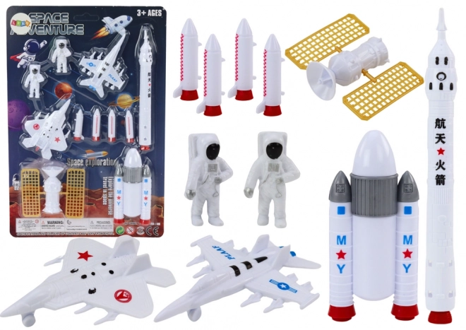 Space Figurenset Astronauten Und Raketen